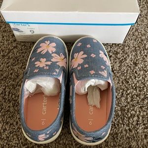 Caters Denim floral slip on shoes